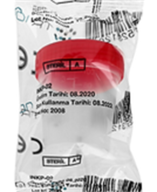İdrar Bardağı ( Numune Kabı ) Steril 100 Ml