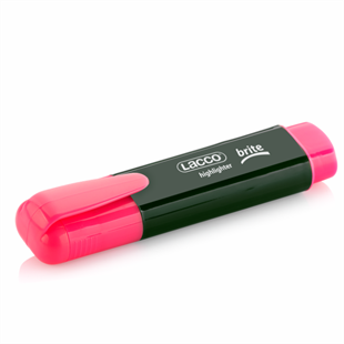 Lacco BRITE Fosforlu Kalem - Pembe