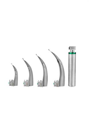 Vzn Laringoskop Fiber Optic 4 Blade Set