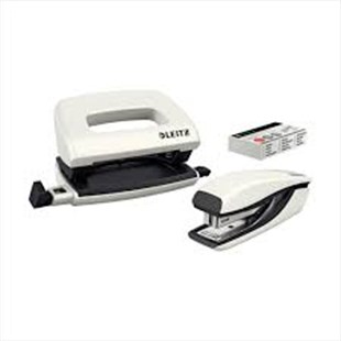 Leitz 5561-01 Wow Zımba + Delgeç Seti Beyaz