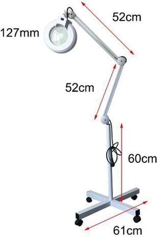 Loop Ayaklı Işıklı Büyüteçli   Led Işık