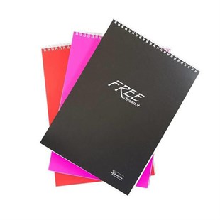 Özkan Spiralli Bloknot A4 40 Yp. Çizgili Karton Kapak