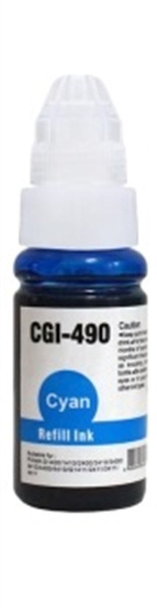 Print-Pen Canon GL490C-GL590C Mavi Muadil Kartuş Mürekkebi