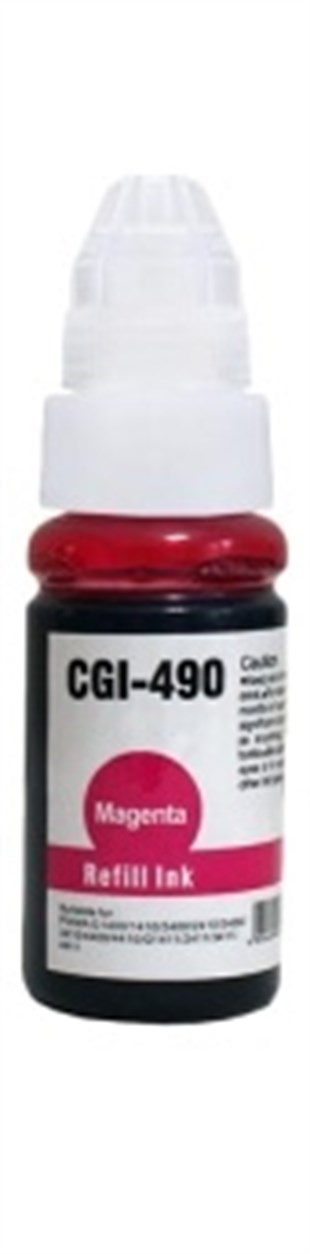 Print-Pen Canon GL490M-GL590M Kırmızı Muadil Kartuş Mürekkebi