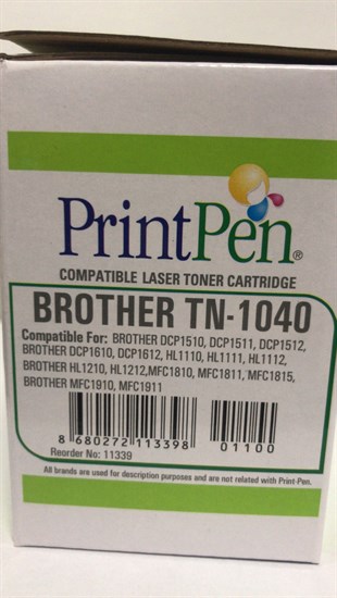 Printpen Laser Toner BROTHER TN-1040