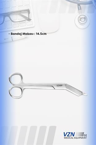 VZN Cerrahi Bandaj makası 14,5 cm
