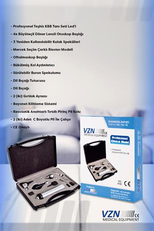 VZN Diagnostik Profesyonel Klinik Model  12li Set VZN-PDS-P8