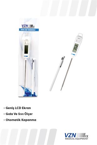 VZN Dijital Gıda ve Sıvı Termometresi
