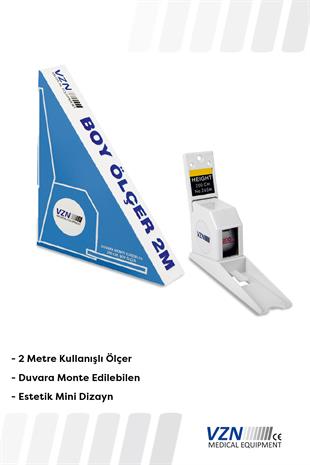 VZN Duvara Monte Edilebilen Boy Ölçer 2 Metre
