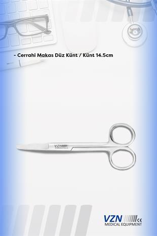 VZN Düz Küt / Küt Makas 14,5 cm