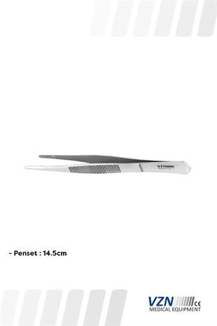 VZN Cerrahi Dişsiz  Penset 14.5 cm