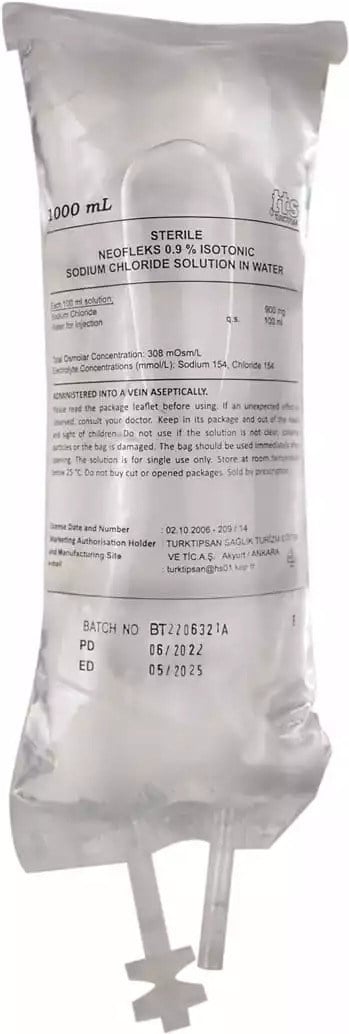 Neofleks %0,9 İzotonik Sodyum Klorür 250 ML