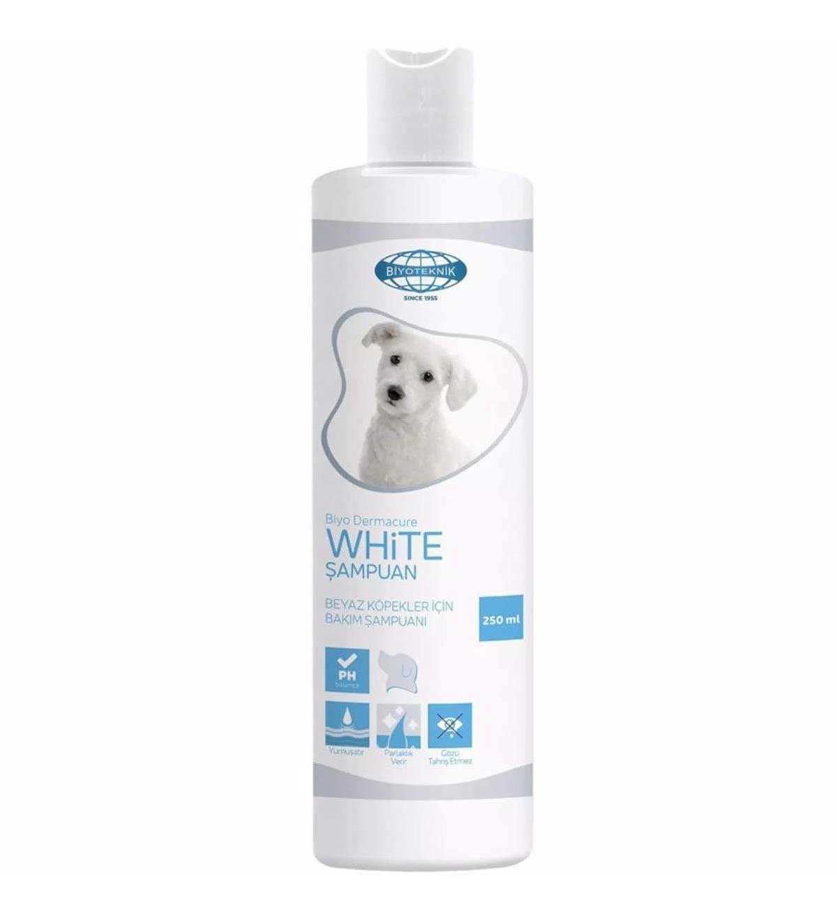 BİYO DERMACURE WHİTE 250 Beyaz Köpekler İçin Bakım Şampuanı  ML 