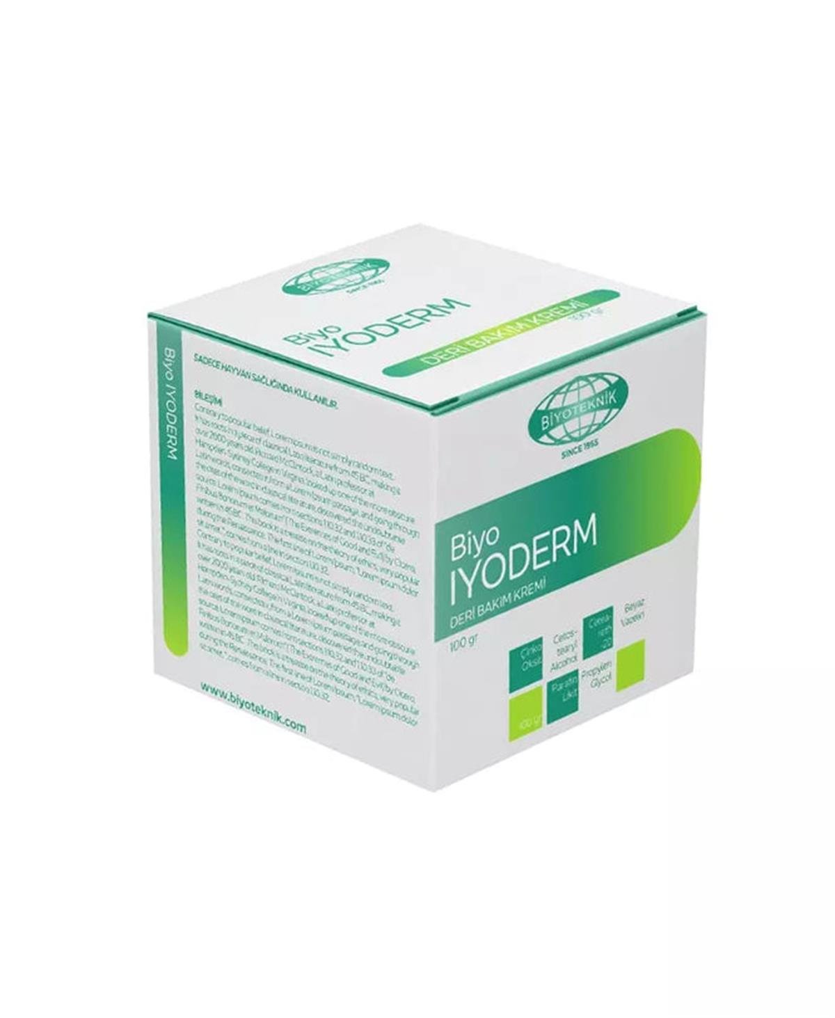 BİYO İYODERM  KREM 100 Gr DERİ BAKIM ÜRÜNÜ 