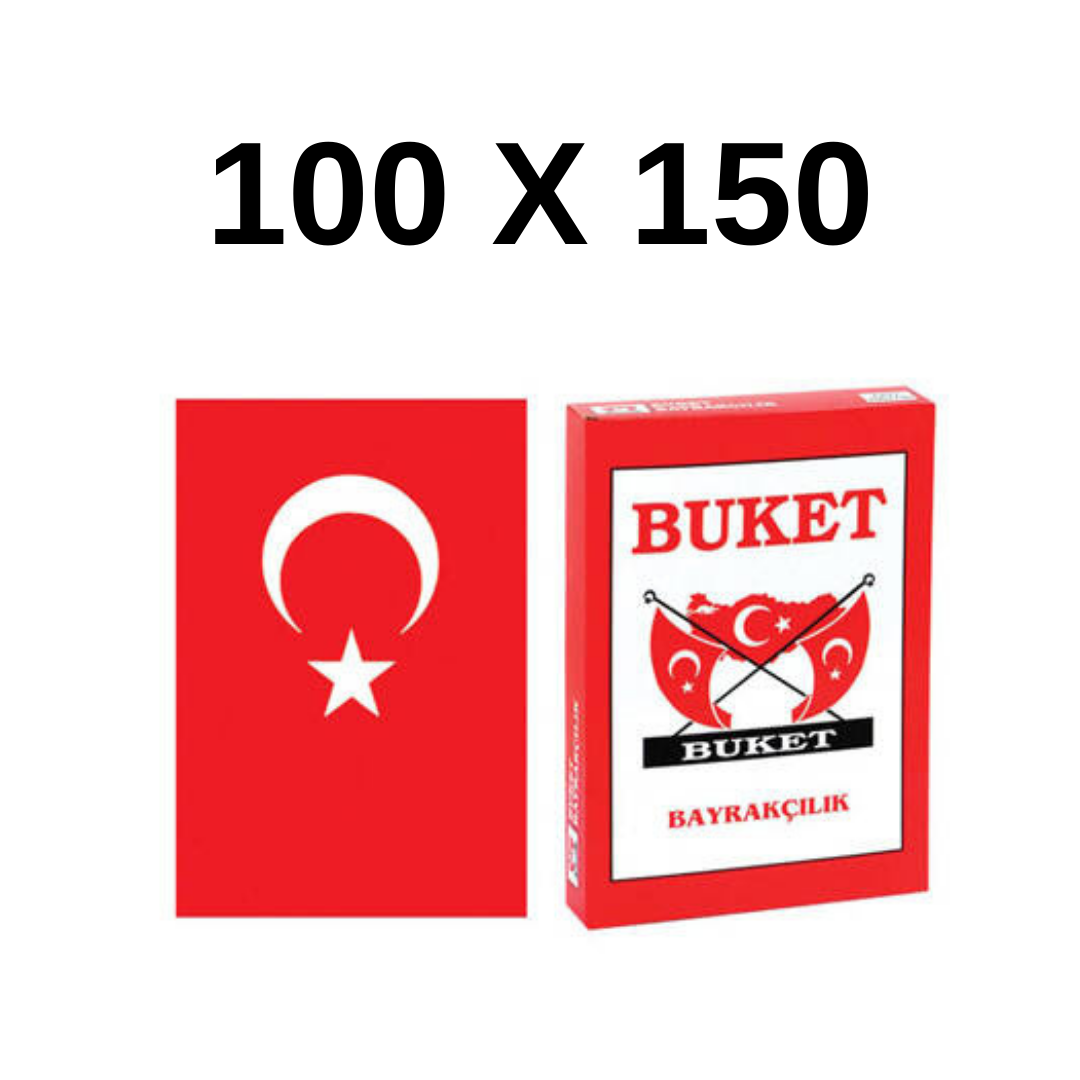 BUKET Türk Bayrağı  100 X 150