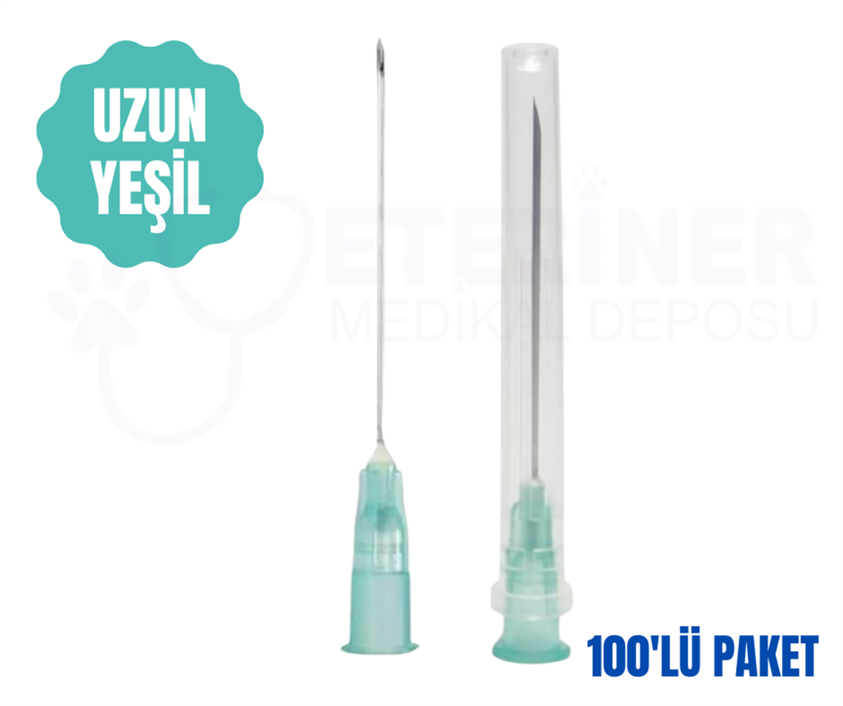 Enjektör Ucu yeşil 100'lü Paket