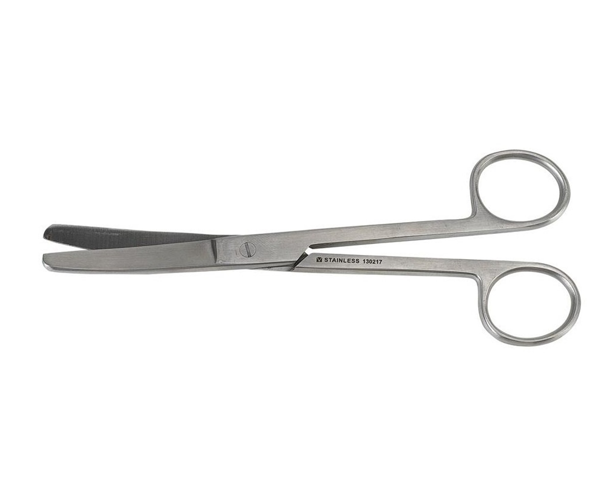 Kruuse  Veteriner Makas. 16 cm. K/K. Eğri