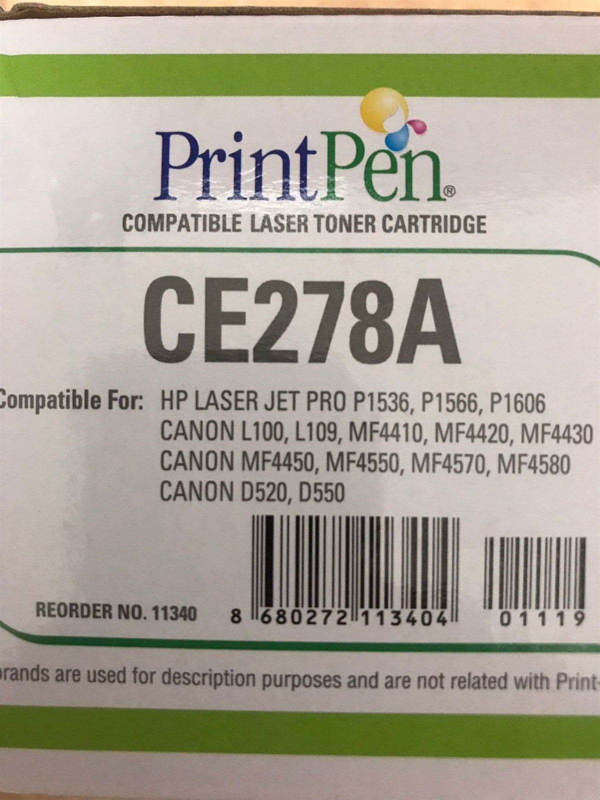 Printpen Laser Toner CE278A