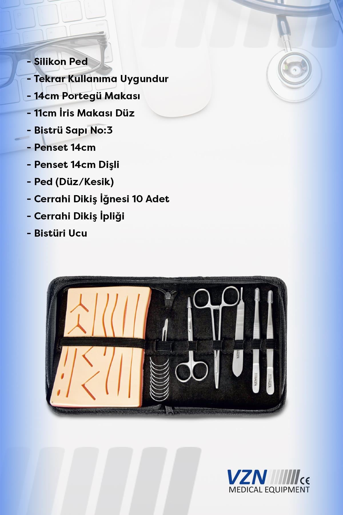 Clinical Study 12号 セット Vzn Diagnostik 12'li Set (Profesyonel Klinik) | Diagnostik Set