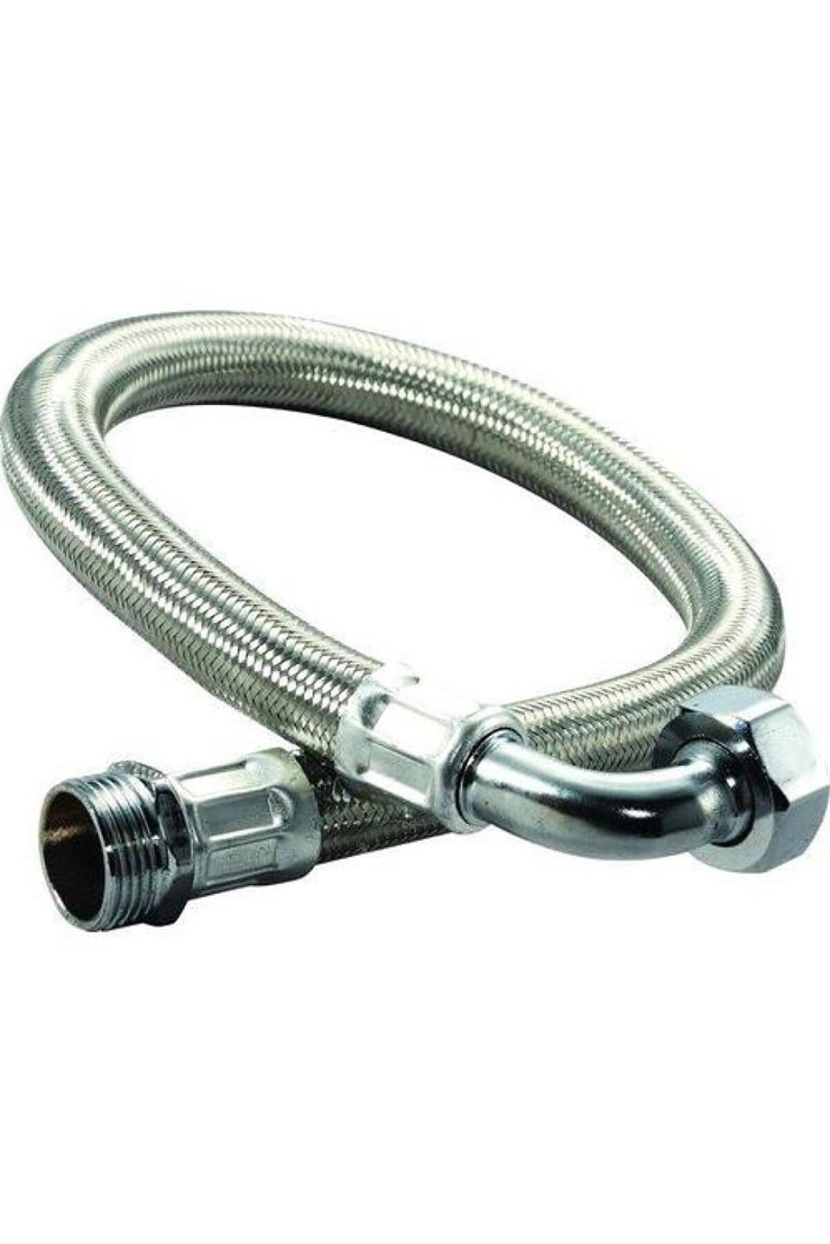 CRUWA-1'' Dirsekli Tip (Paslanmaz Çelik) Flex Hortum 150 cm (Dirsekrekor & Nipel)