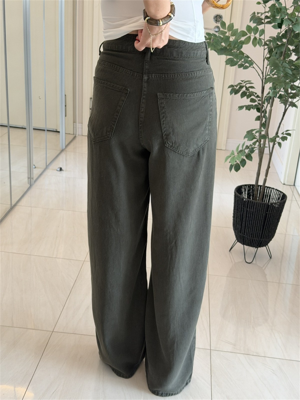 Premium Tensel Jean - Haki