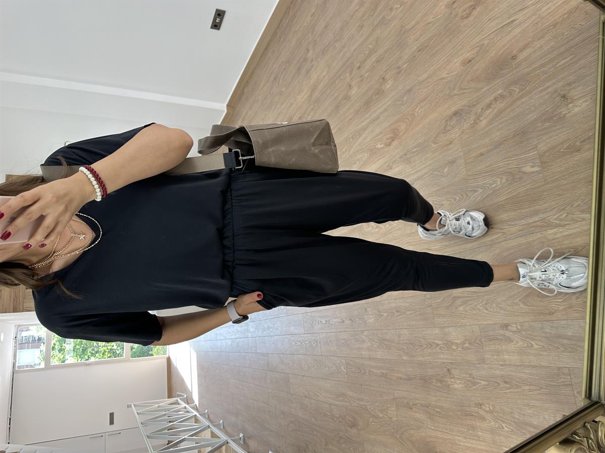 %100 Modal Takım-Siyah