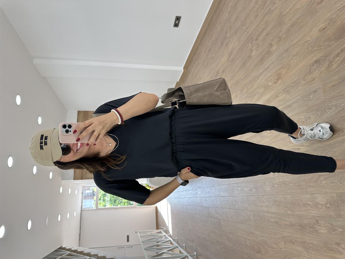 %100 Modal Takım-Siyah