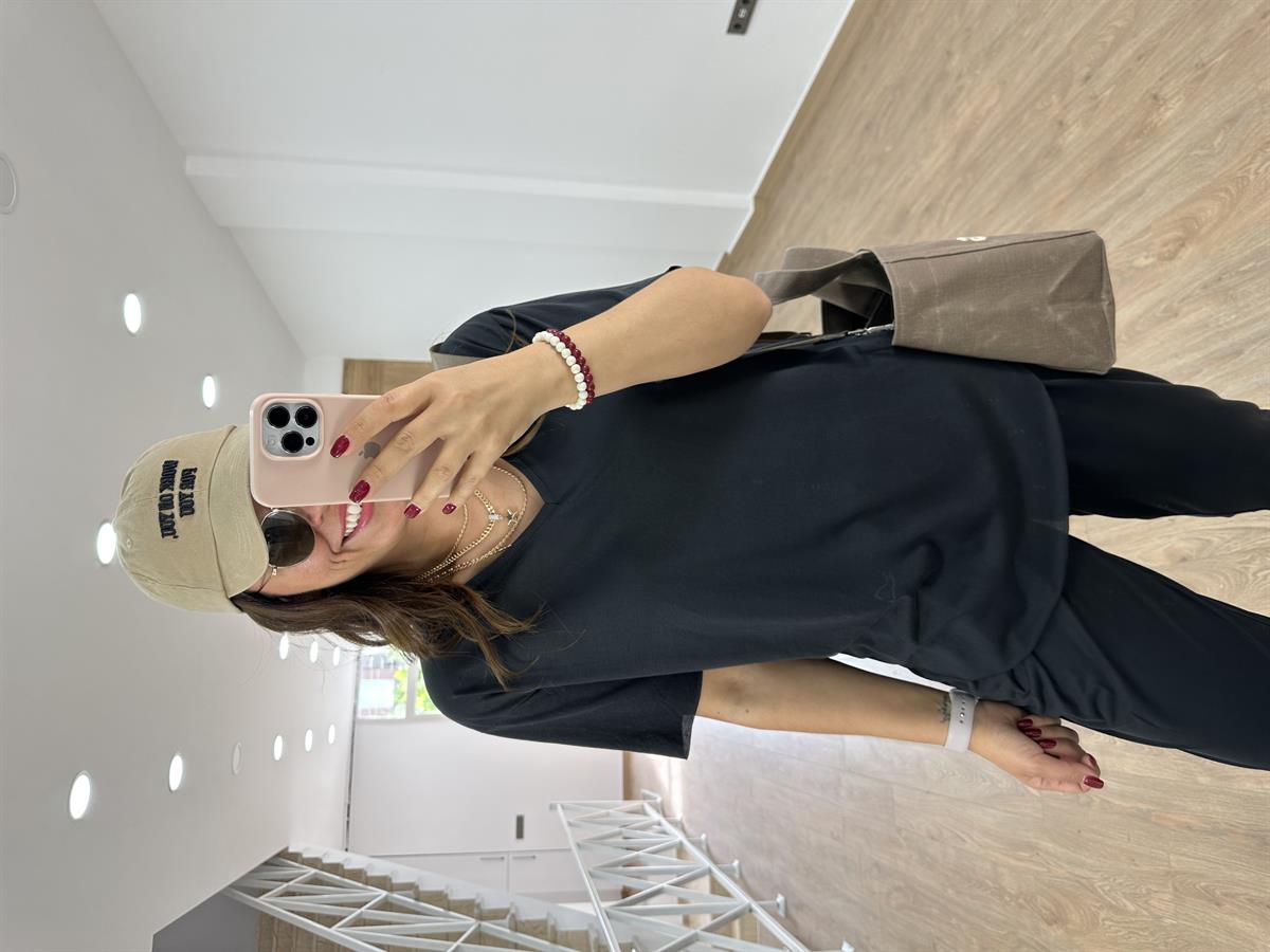 %100 Modal Takım-Siyah