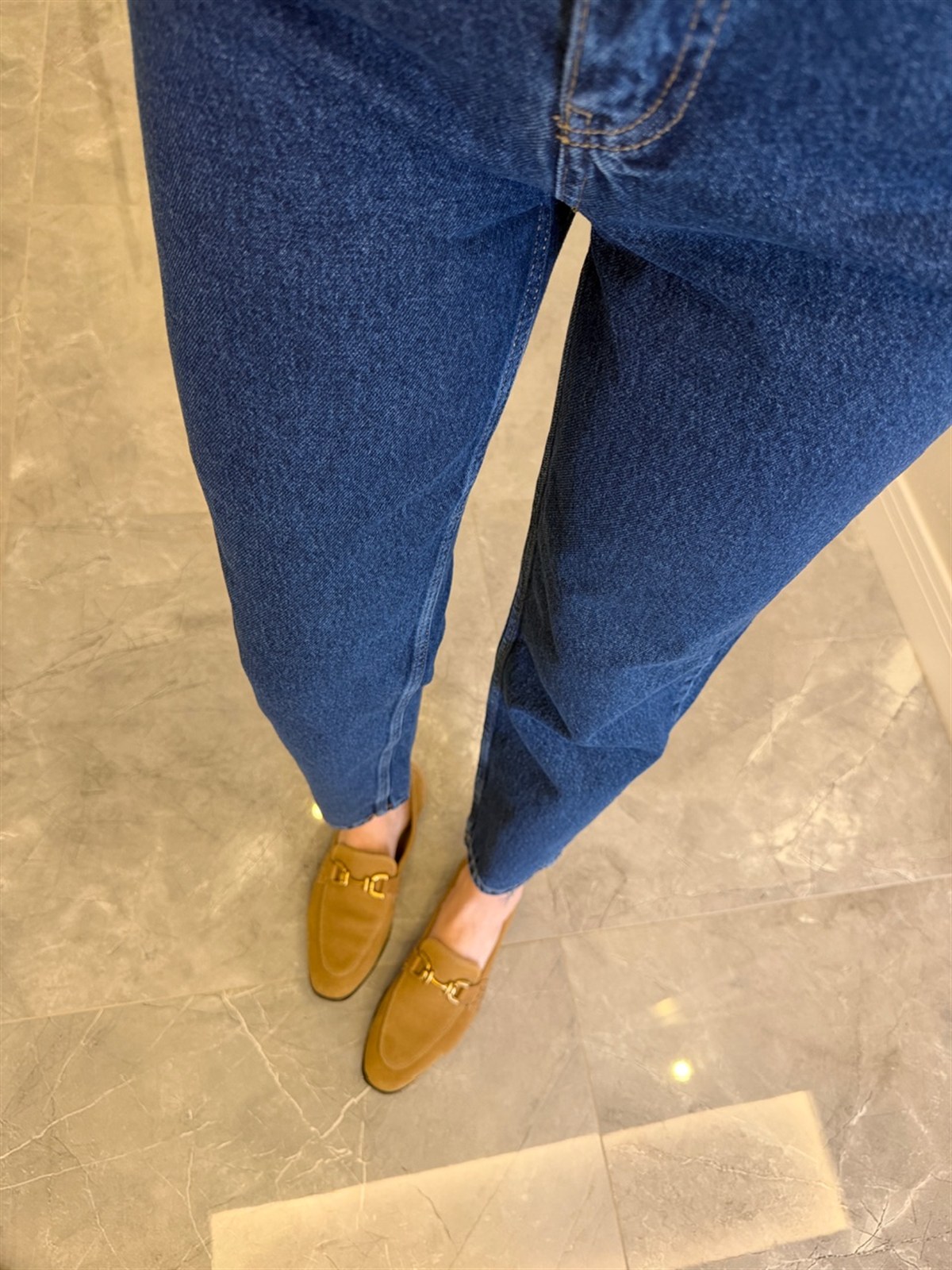 Dilvin Mom Jean - Lacivert