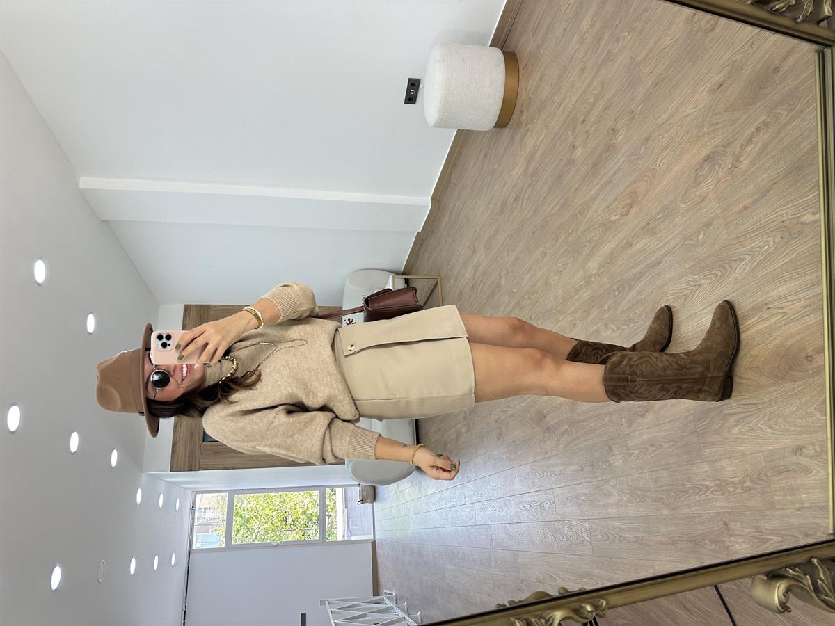 Anvelop Kaşe Etek-Taş