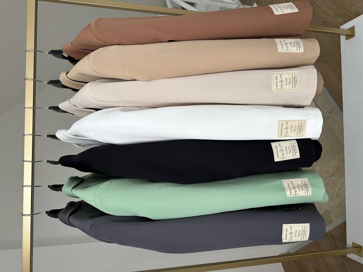 Armalı Blazer Ceket-Siyah