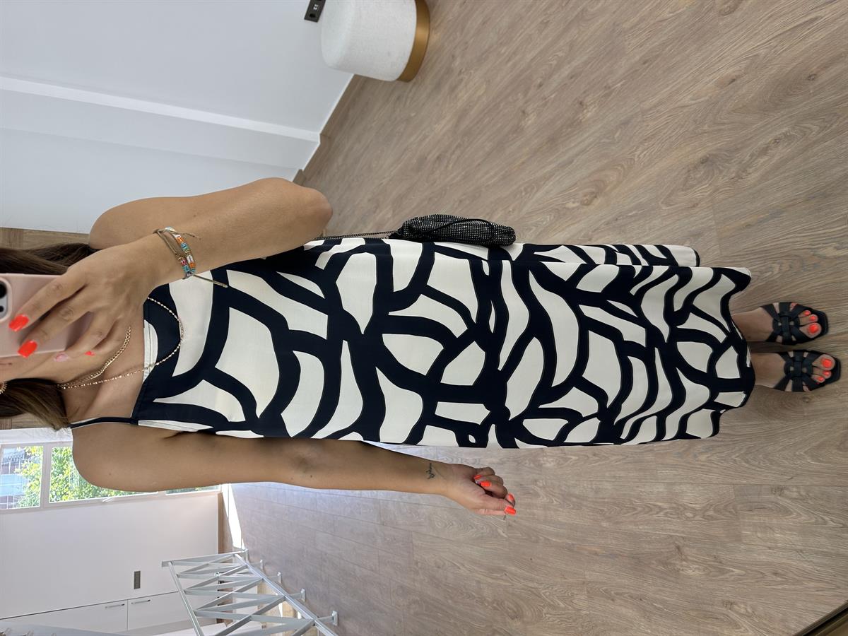 Askılı Mat Saten Elbise