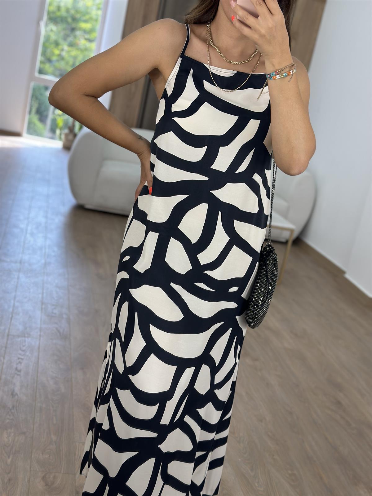 Askılı Mat Saten Elbise