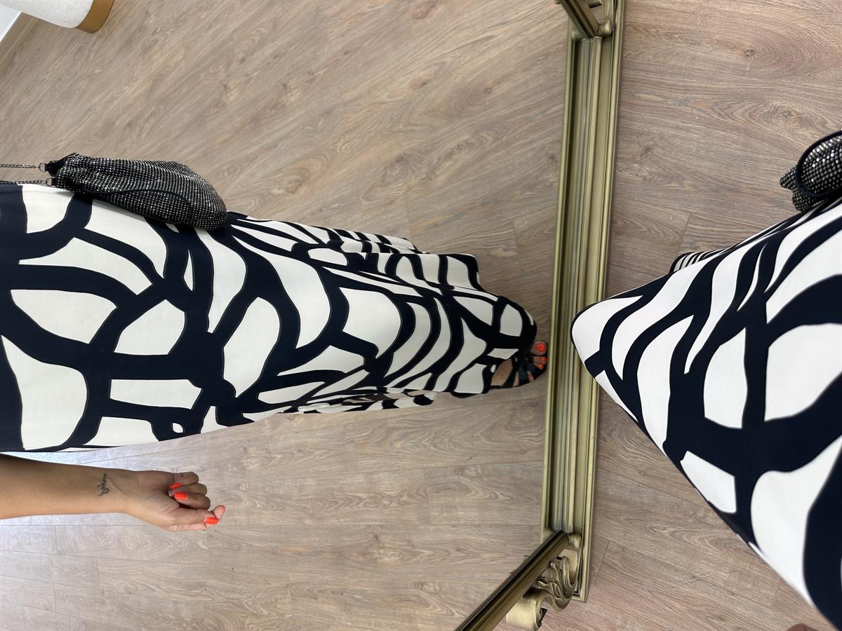 Askılı Mat Saten Elbise