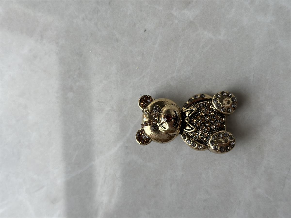 Ayıcık Tasarım Taşlı Broş