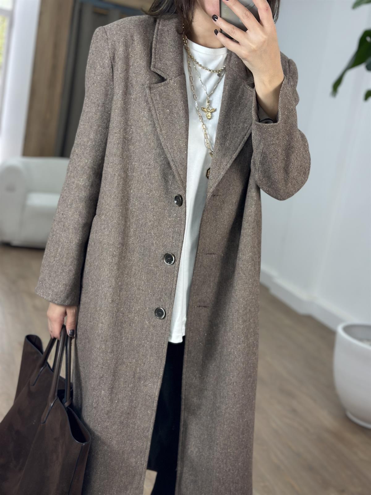 Balıksırtı Blazer Kaban 