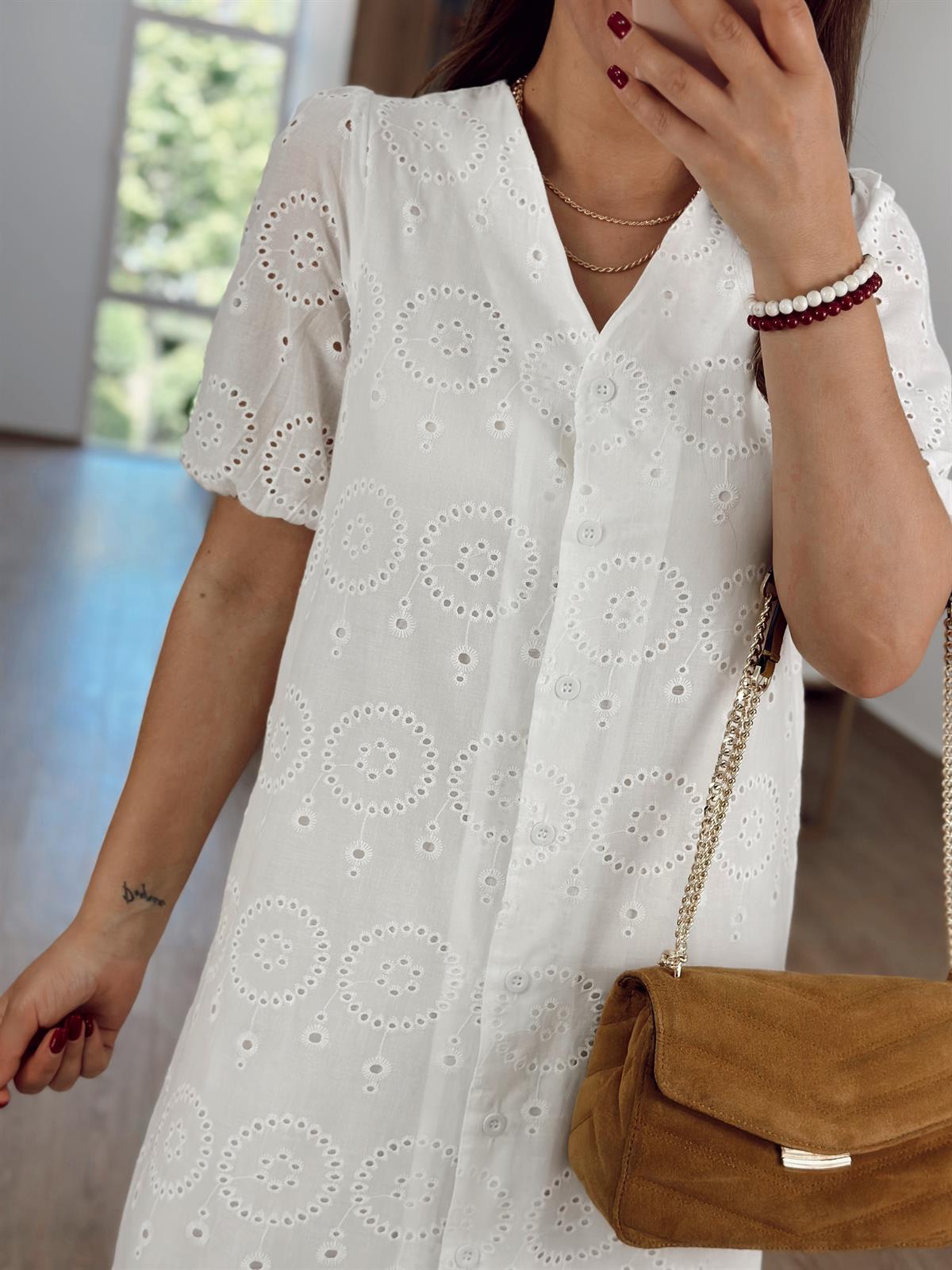 Balon Kol Fisto Elbise