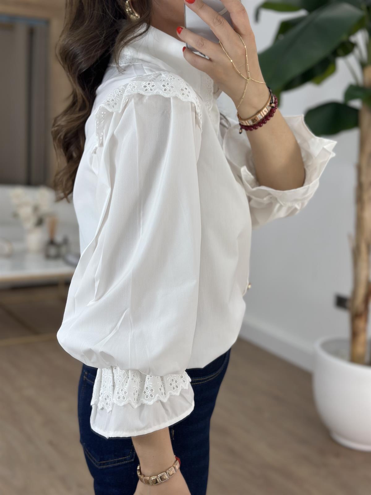 Bebe Yaka Fisto Detaylı Salaş Gömlek 