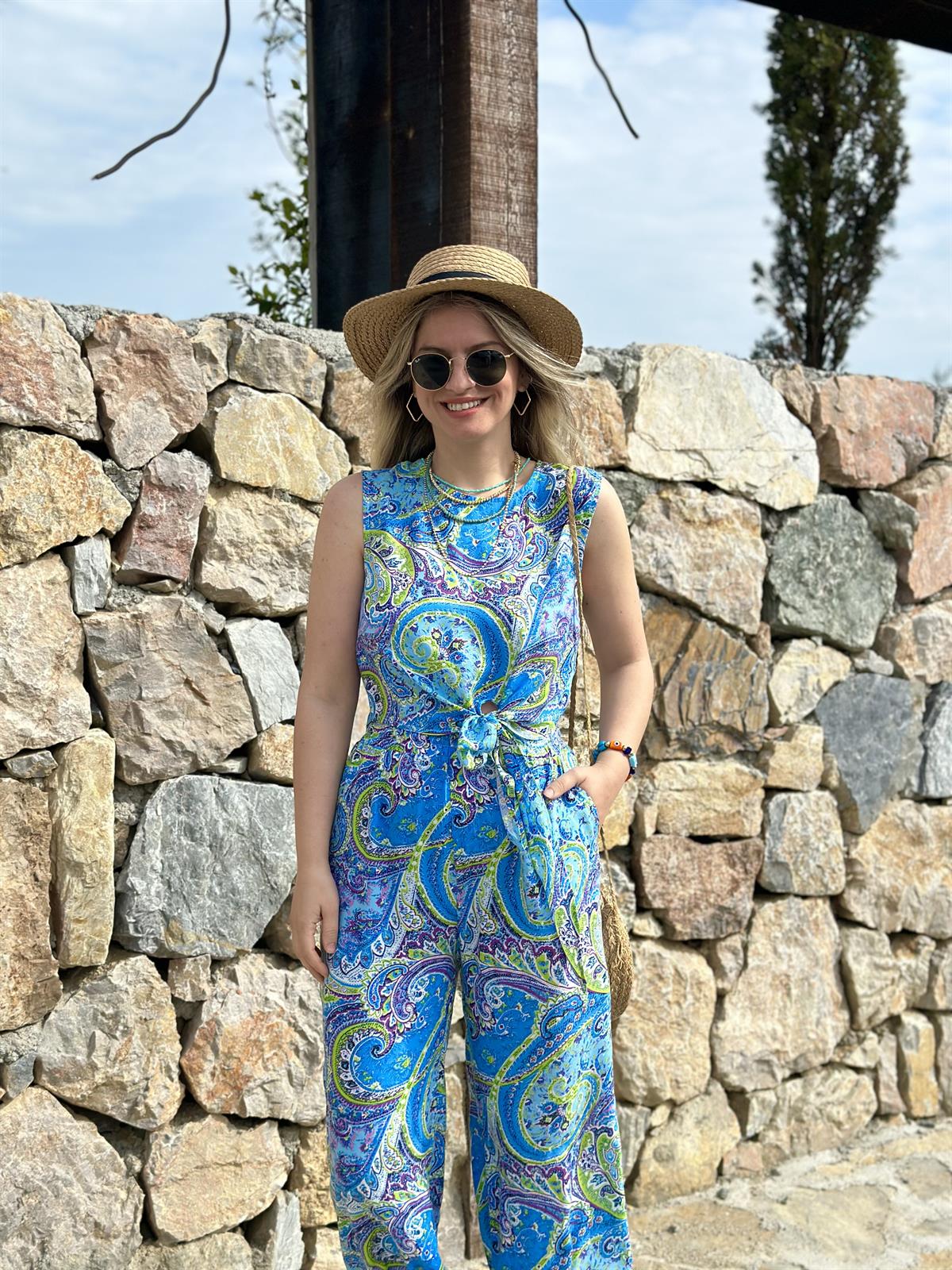 Beli Bağlamalı Viskon Takım