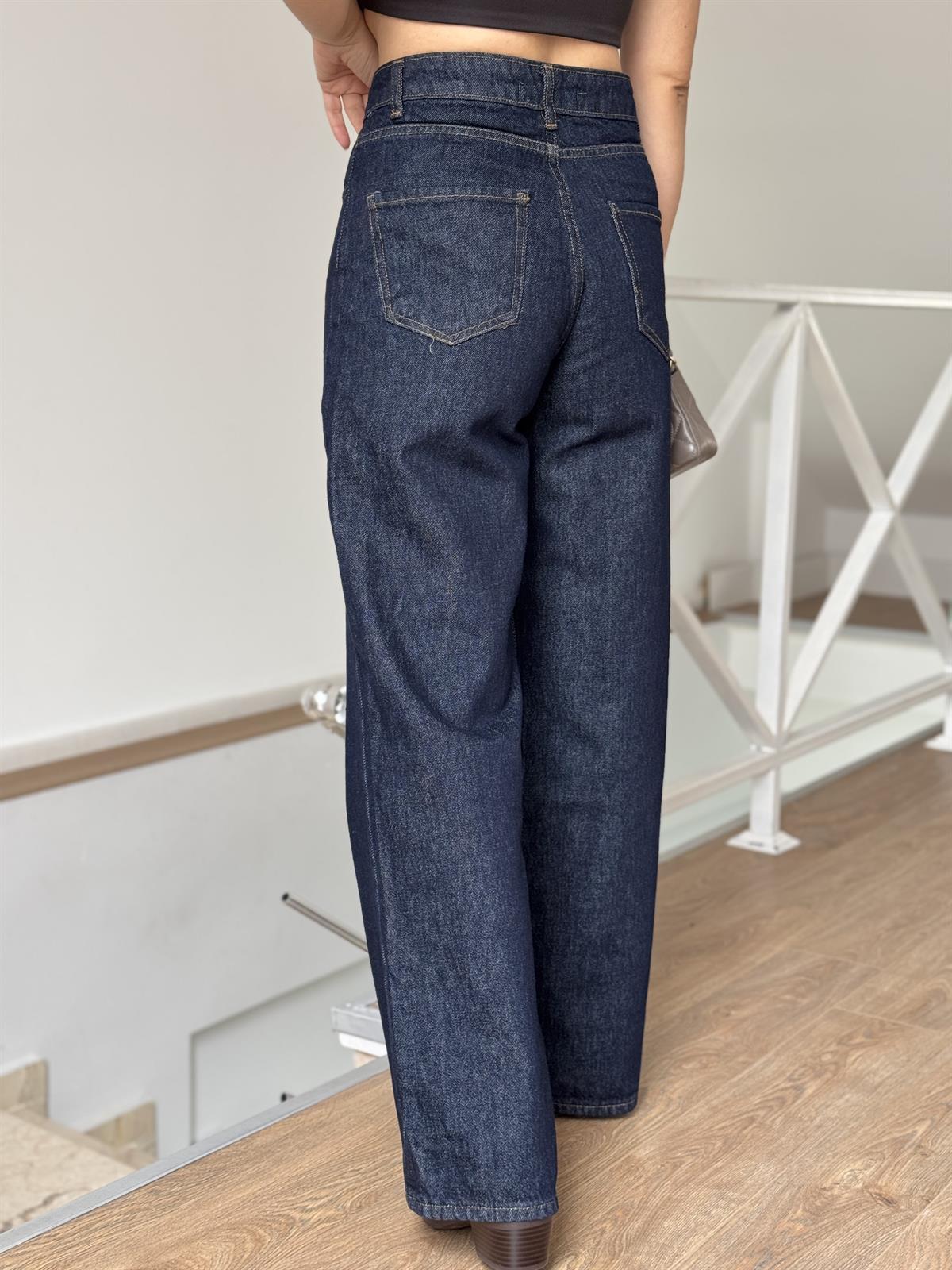 Beli Kuşaklı Denim Takım 