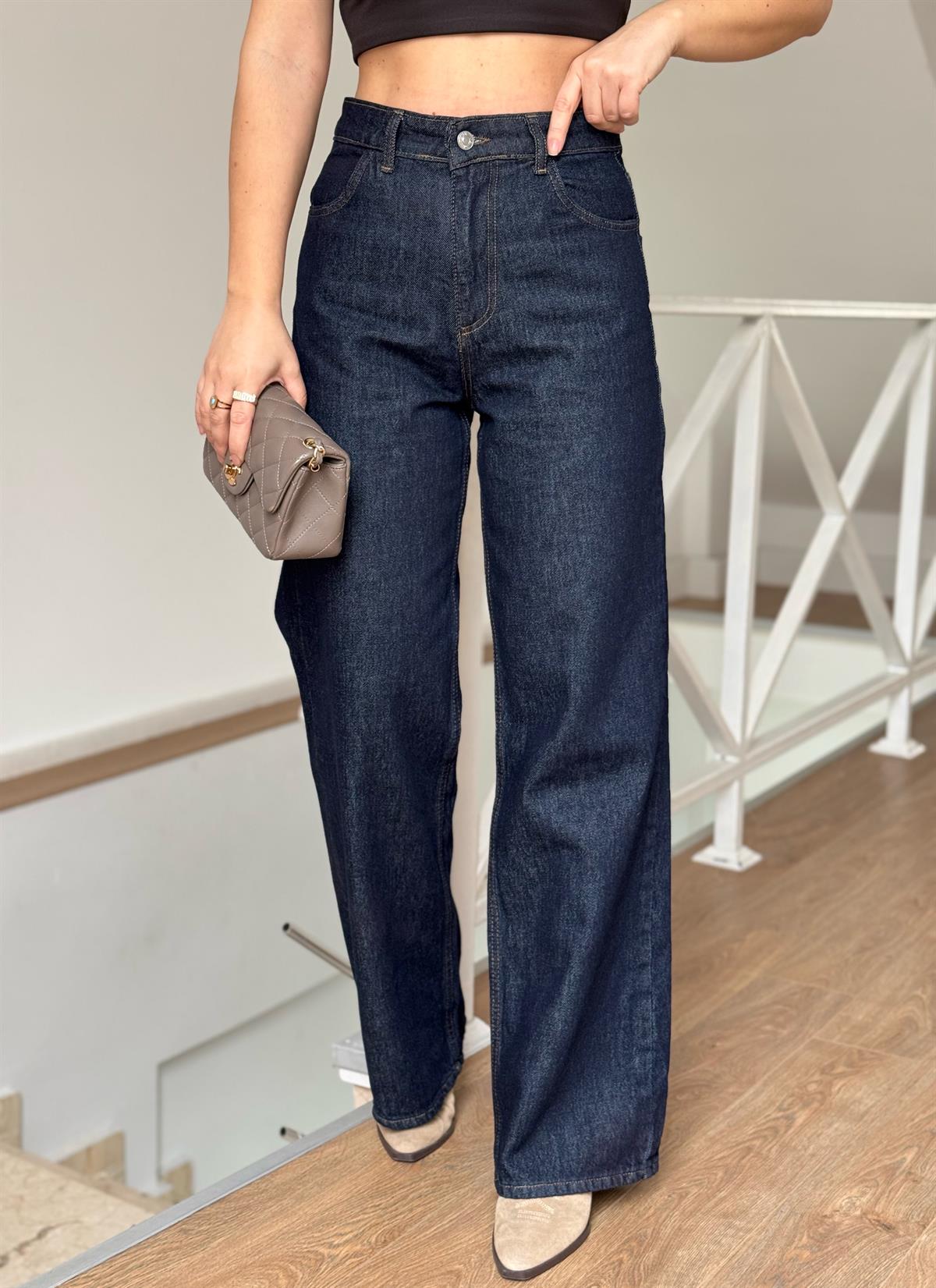 Beli Kuşaklı Denim Takım 