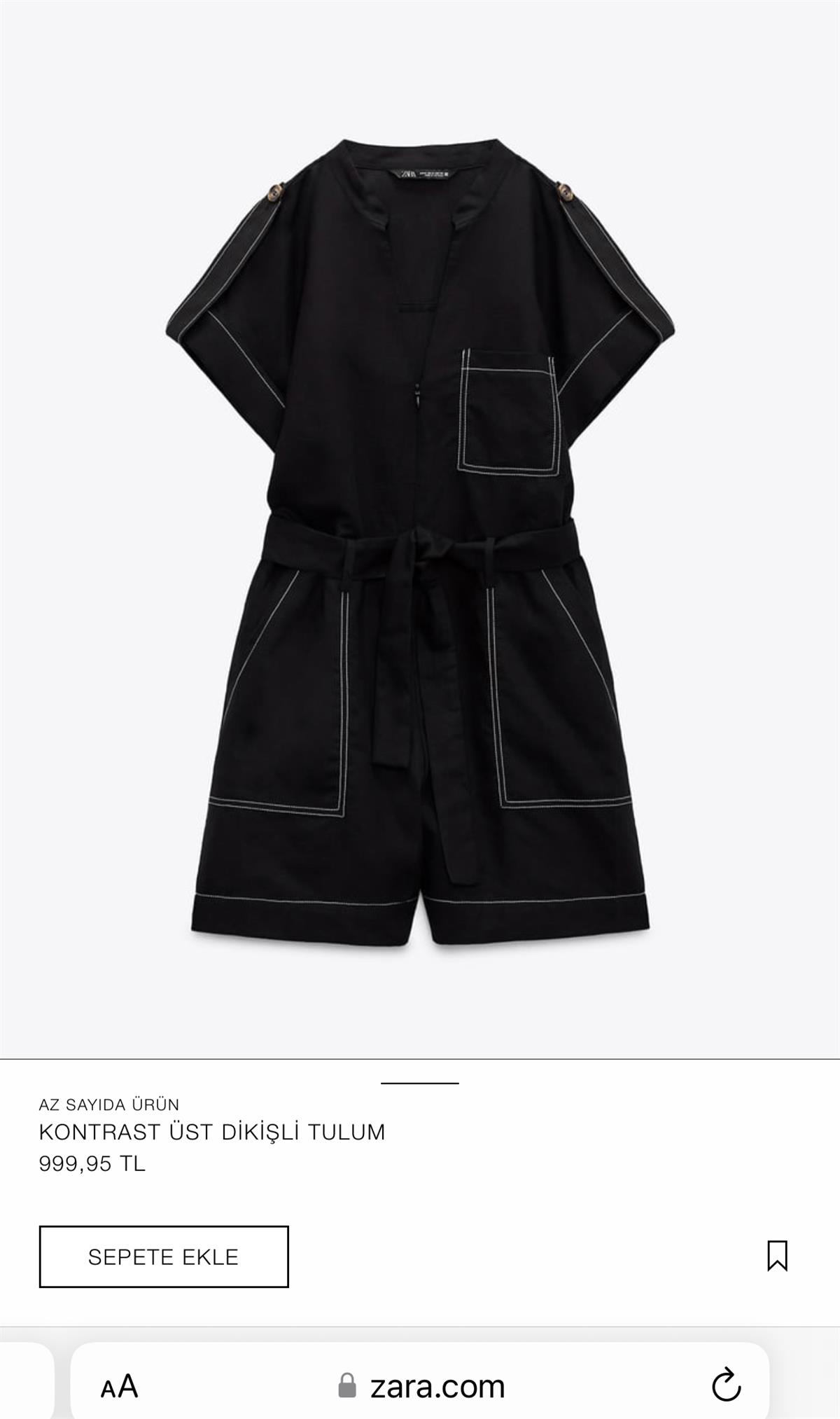 Beli Kuşaklı Şortlu Tulum