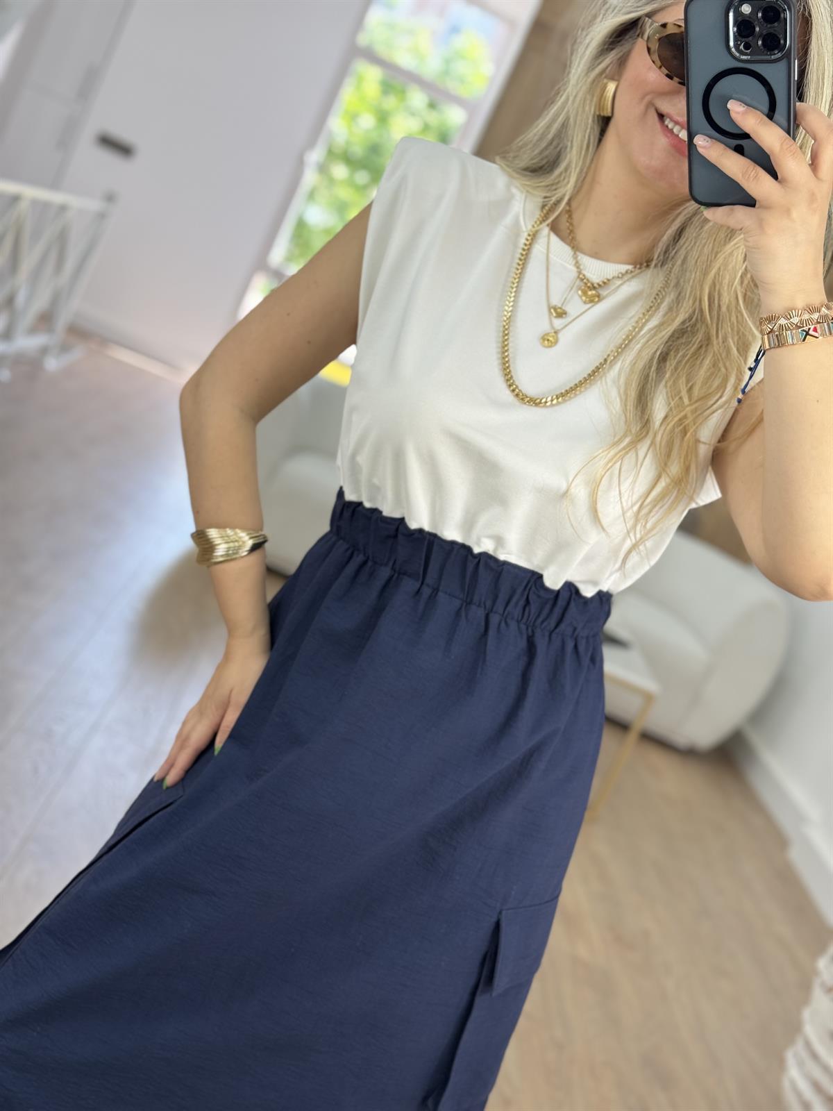 Beli Lastikli Kargo Cepli Elbise