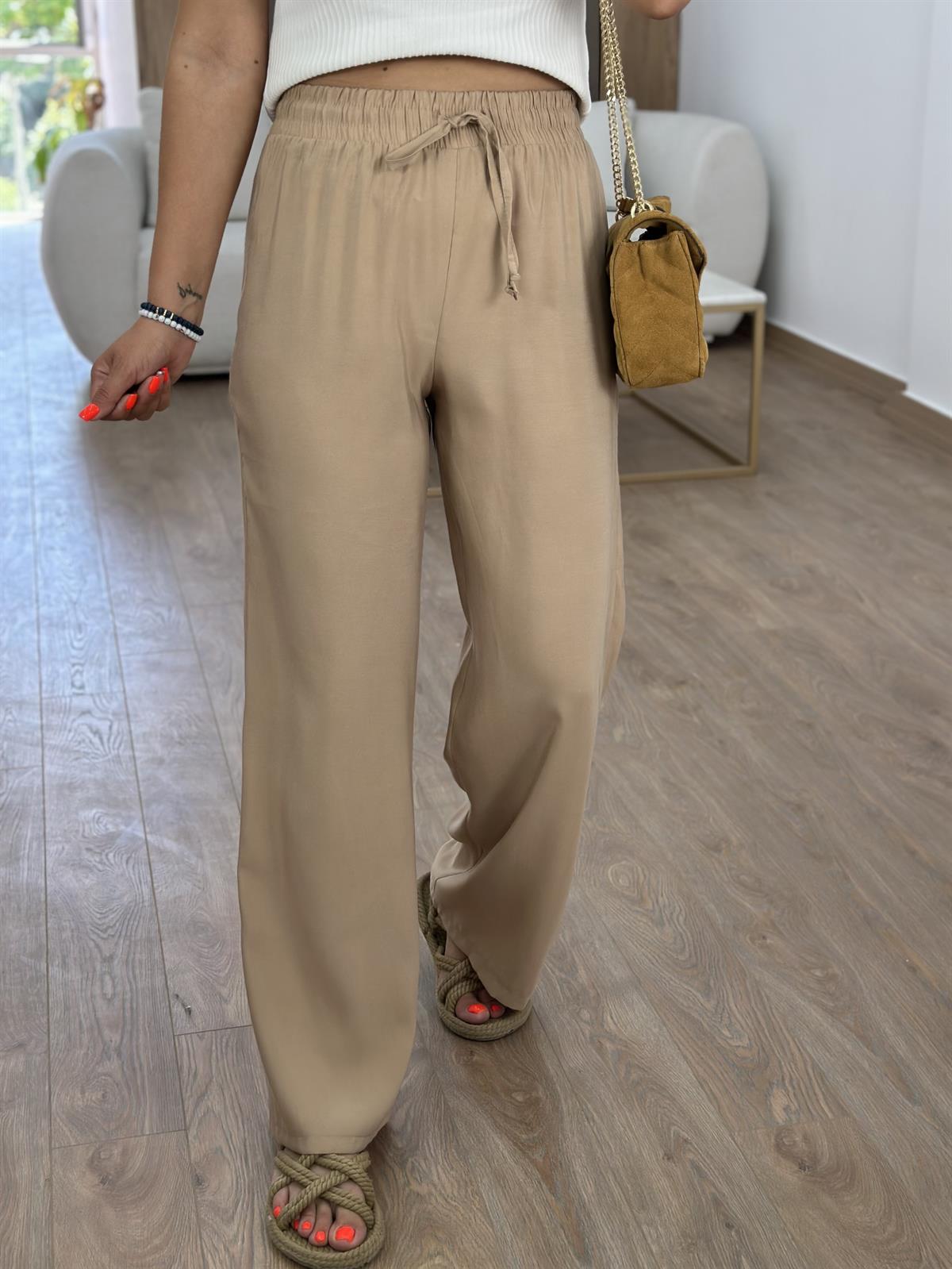 Beli Lastikli Tnsel Palazzo Camel