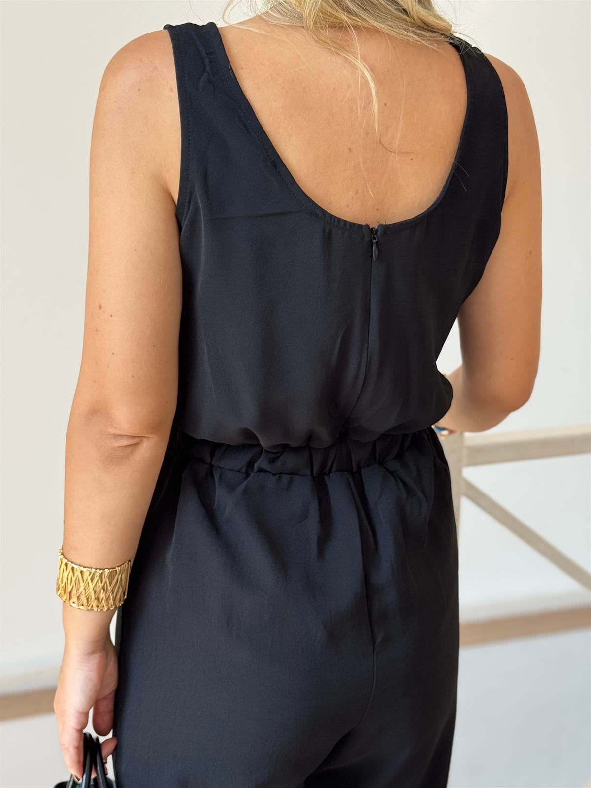 Beli Lastikli Tiril Tulum - Siyah