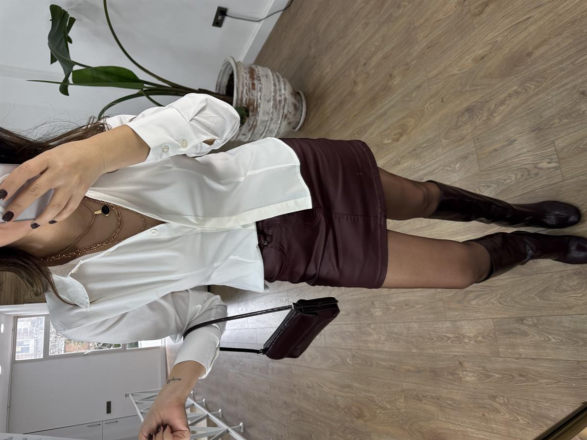 Beyaz Basic Poplin Gömlek