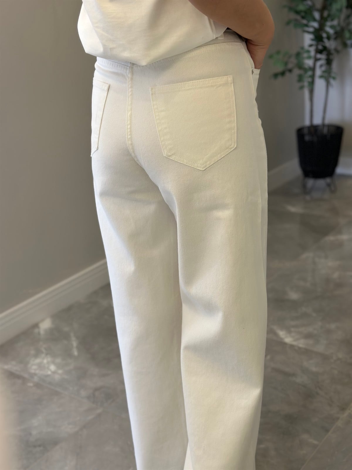 Bol Paça Baggy Jean - Ekru