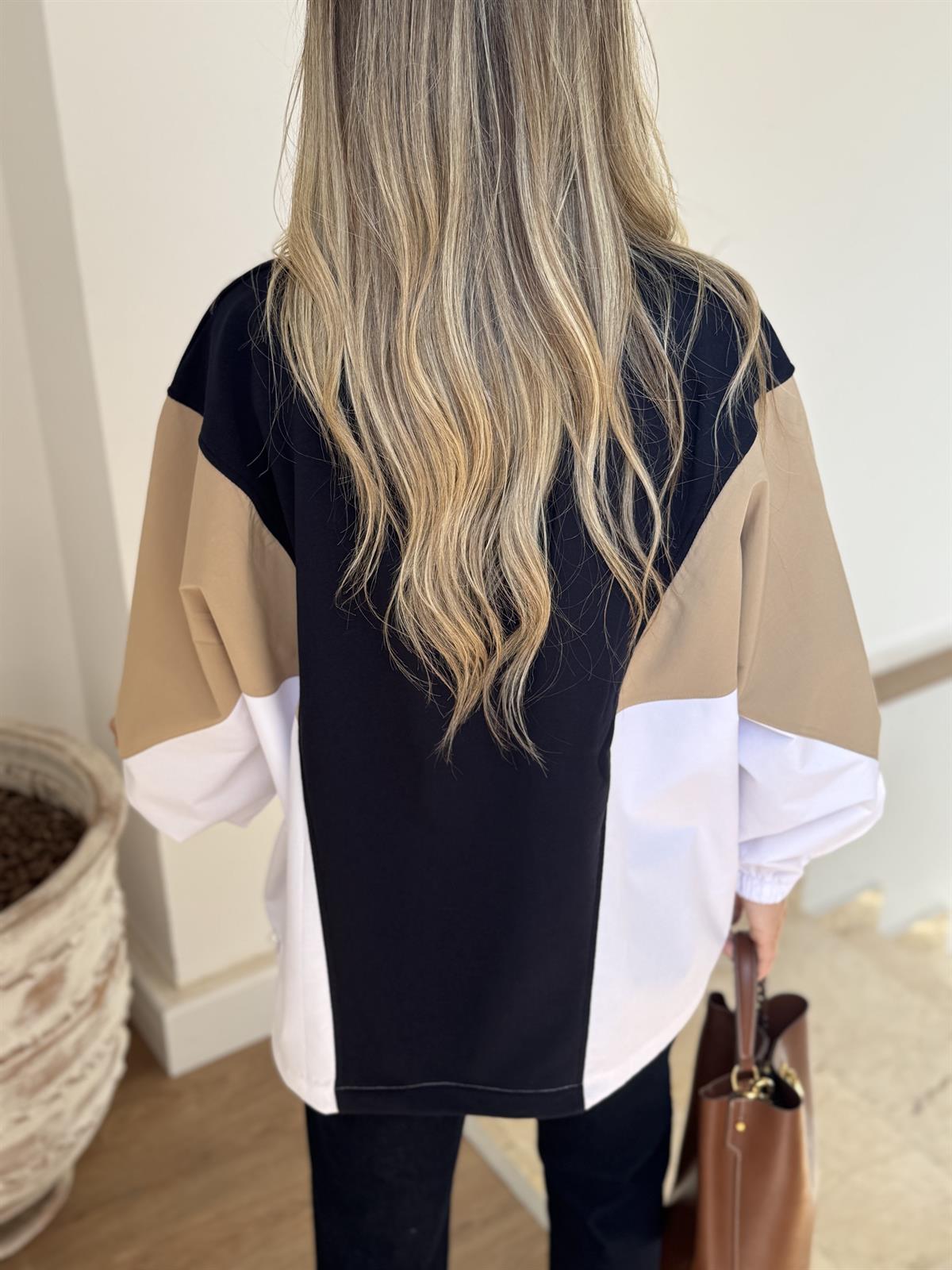 Boston Yazılı Garnili Sweatshirt 