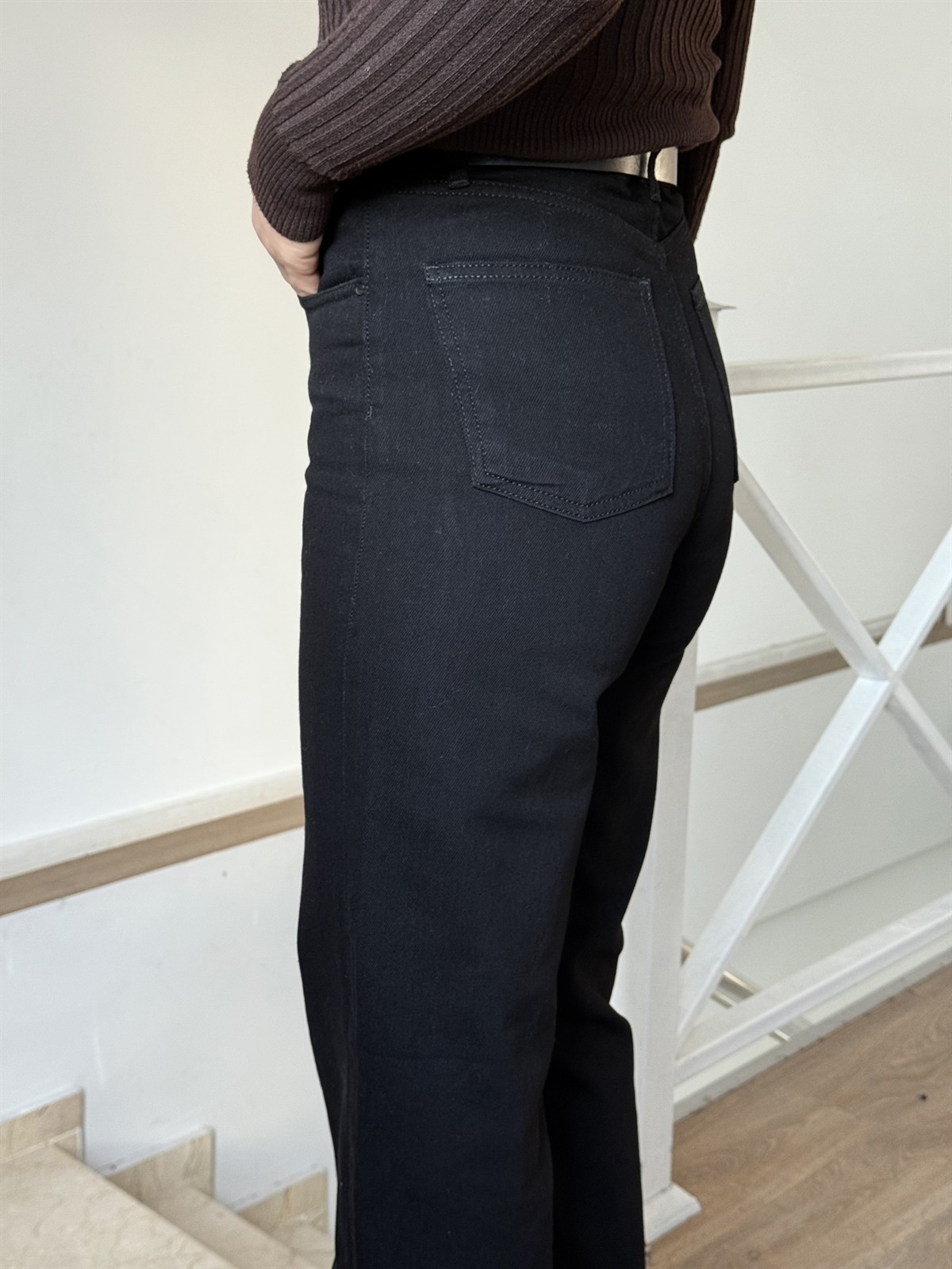 Buffalo Bol Paça Pantolon - Siyah