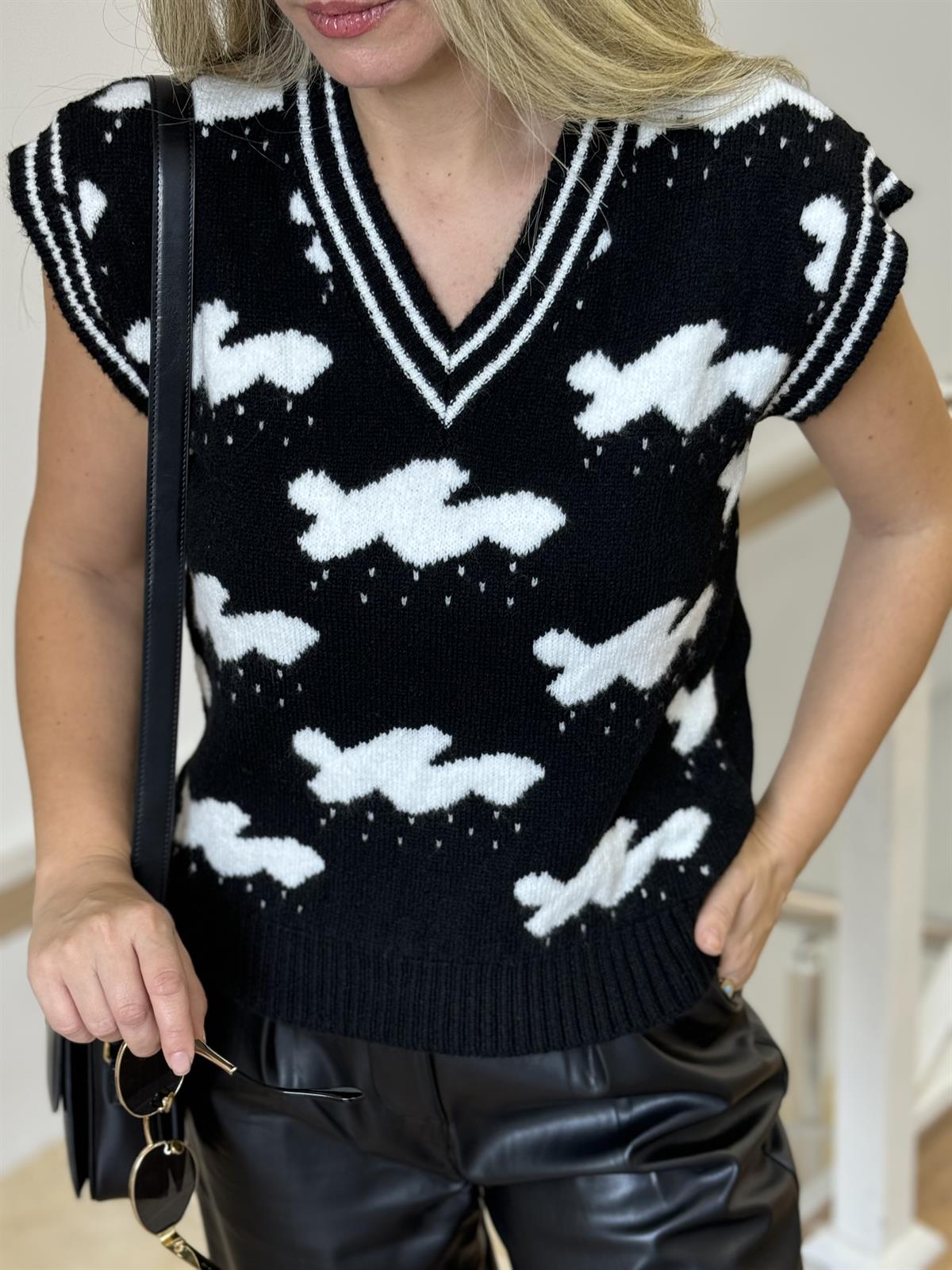 Bulut Desen Süveter